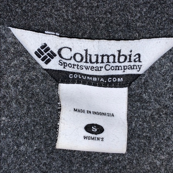 Columbia Size Small Zip up Dark Grey - Picture 3 of 5